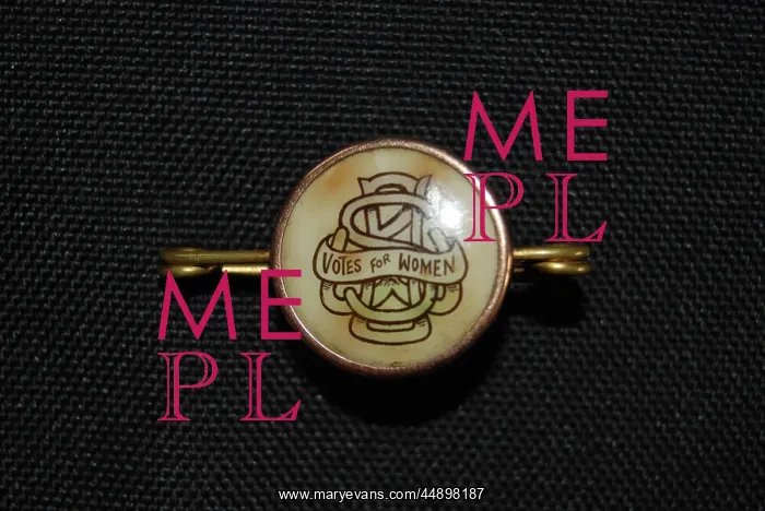: Suffragette W.S.P.U Badge : Suffragette W.S.P.U Badge
