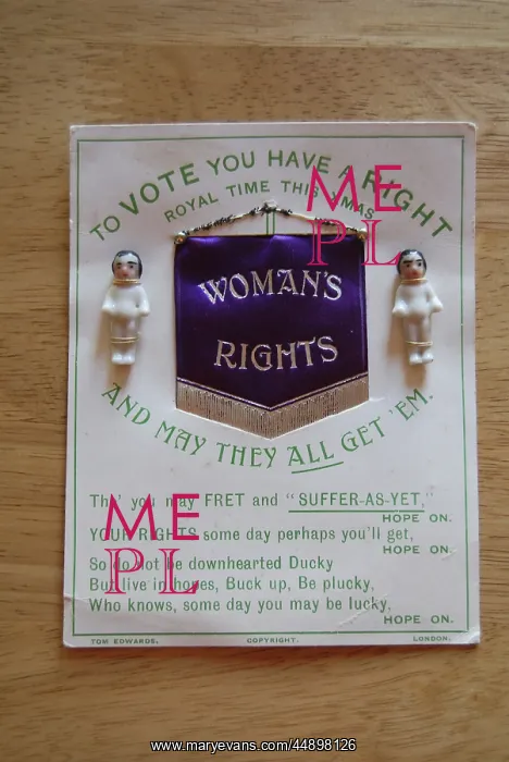 : Suffragette Xmas Card Woman's Rights : Suffragette Xmas Card Woman's Rights