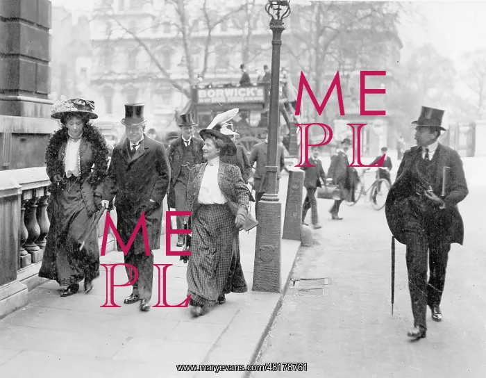 : Suffragettes with Herbert Henry Asquith, 1909 : Suffragettes with Herbert Henry Asquith, 1909