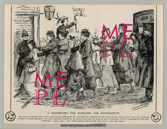 : Suffragettes Subdued by Female Sandows : Suffragettes Subdued by Female Sandows