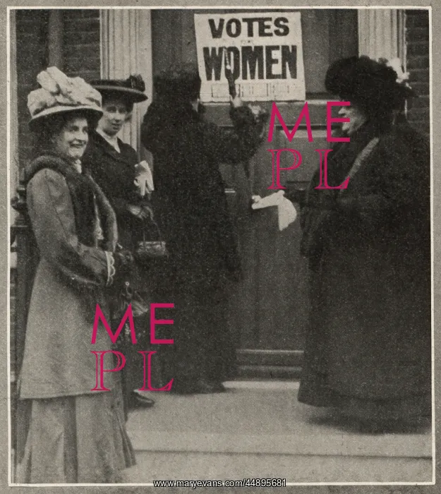 : Suffragettes Visit Minister's House : Suffragettes Visit Minister's House