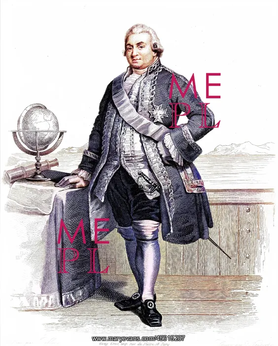  : Suffren. Pierre Andre de Suffren de Saint-Tropez (1729 - 1788), French admiral