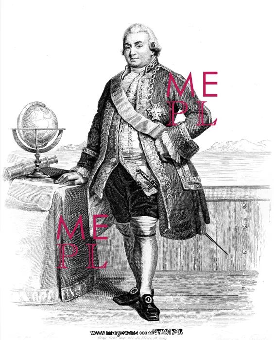  : Suffren. Pierre Andre de Suffren de Saint-Tropez (1729 - 1788), French admiral