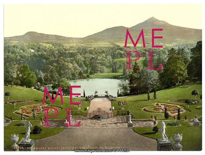 : Sugar Loaf Mountain, from Powerscourt. County Wicklow, Irela : Sugar Loaf Mountain, from Powerscourt. County Wicklow, Irela