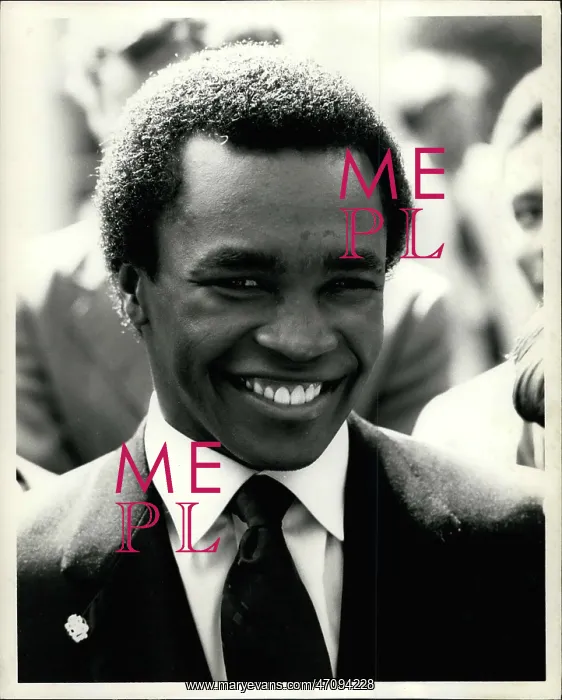 : Sugar Ray Leonard, boxing champion, in Washington : Sugar Ray Leonard, boxing champion, in Washington