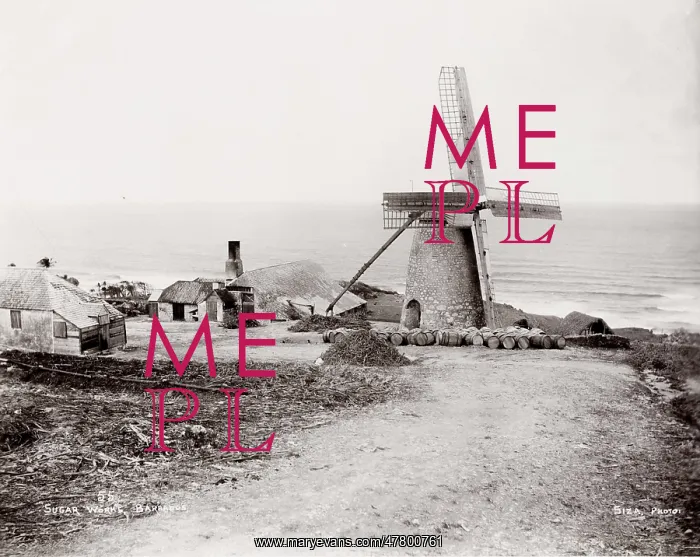 : sugar works and windmill Barbados, West indies : sugar works and windmill Barbados, West indies