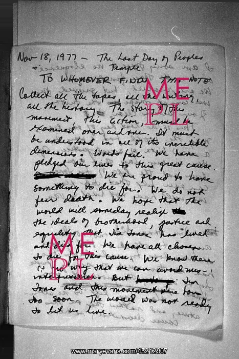 : Suicide note, Written and signed by Annie ? : Suicide note, Written and signed by Annie ?