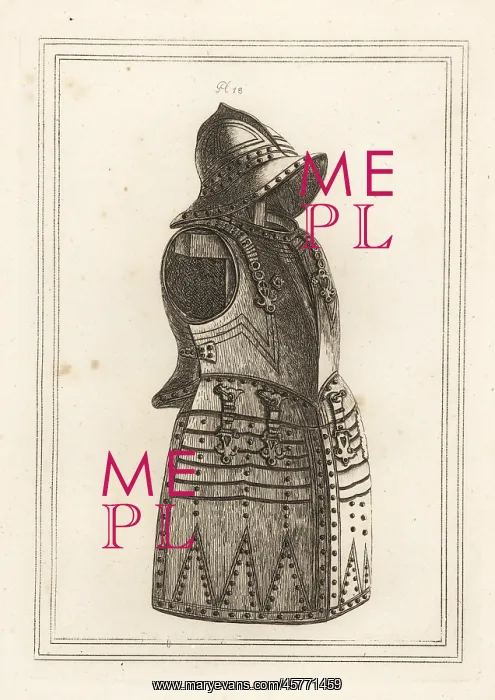 : Suit of black morion or arquebus armour : Suit of black morion or arquebus armour