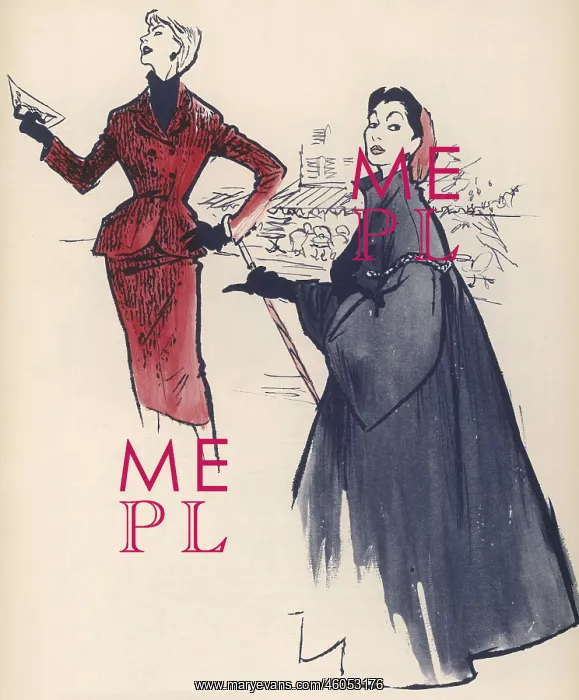 : A suit and a coat for August, 1954 : A suit and a coat for August, 1954