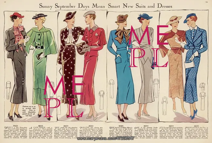 : SUITS & DRESSES 1935 : SUITS & DRESSES 1935