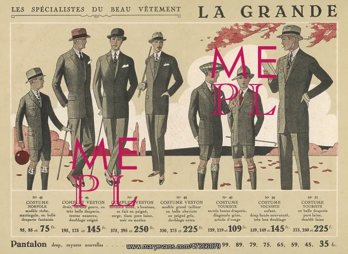 : Suits - Men - Boys 1926 : Suits - Men - Boys 1926