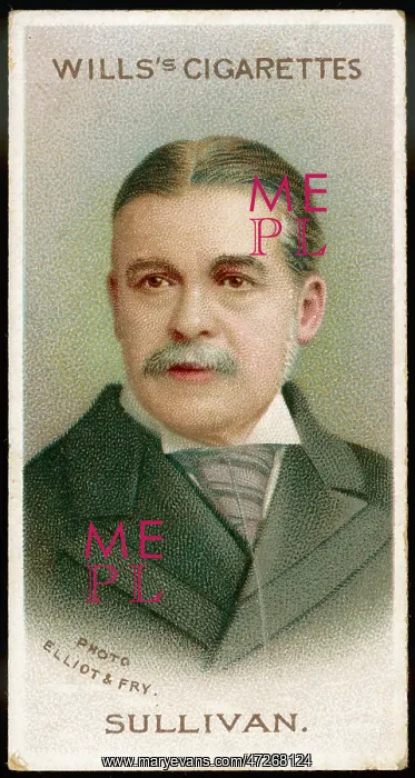 : SULLIVAN. SIR ARTHUR SULLIVAN (1842 - 1900), musician : SULLIVAN. SIR ARTHUR SULLIVAN (1842 - 1900), musician