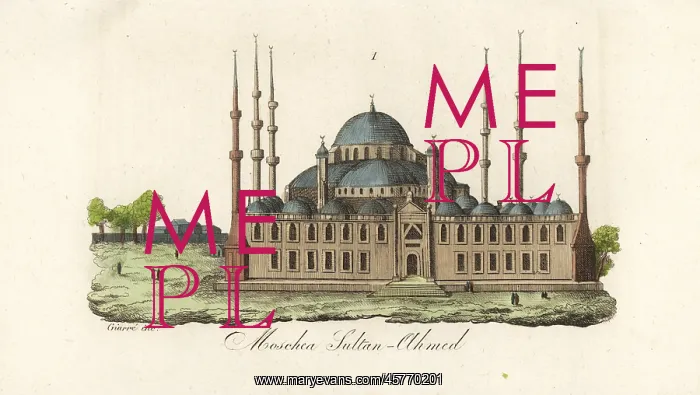 : Sultan Ahmed Mosque or the Blue Mosque, Istanbul : Sultan Ahmed Mosque or the Blue Mosque, Istanbul