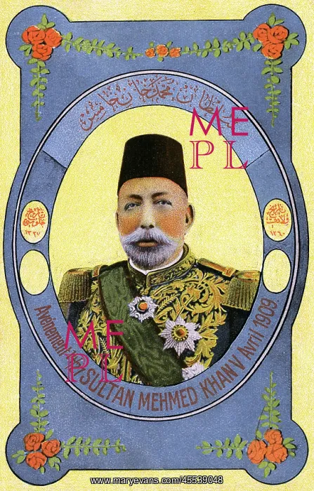  : Sultan Mehmed V Reshad - ruler of the Ottoman Turks