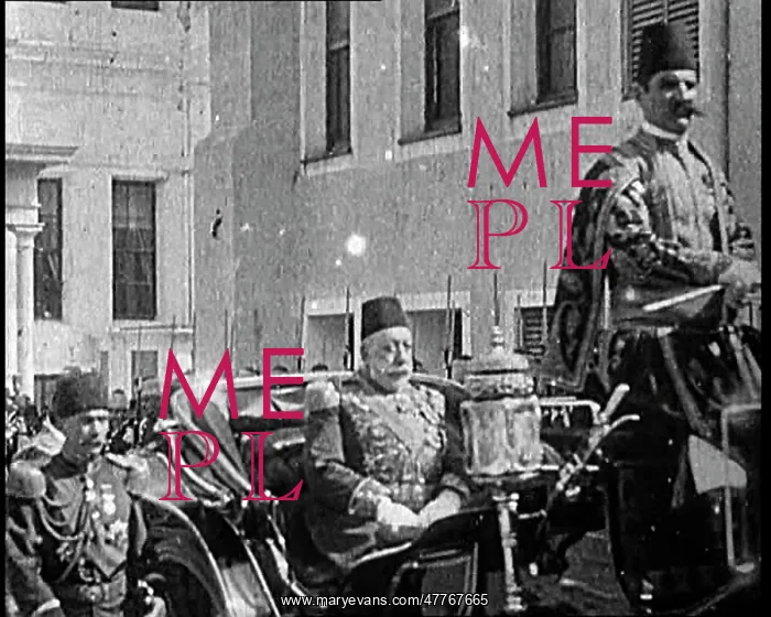 : Sultan Mehmed V Riding By In An Open Carriage : Sultan Mehmed V Riding By In An Open Carriage