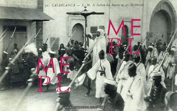 : Sultan of Morocco at Casablanca : Sultan of Morocco at Casablanca
