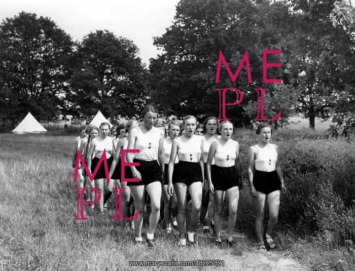 : Summer camp of the BDM in Storkow, 1937 : Summer camp of the BDM in Storkow, 1937