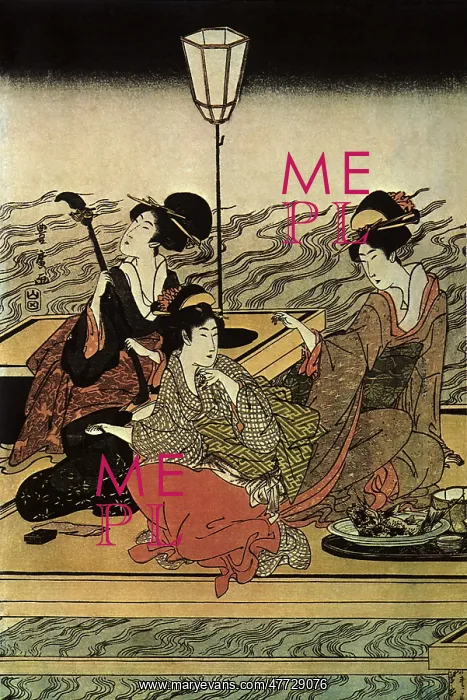 : Summer Evening by the Riverside at Shijo : Summer Evening by the Riverside at Shijo