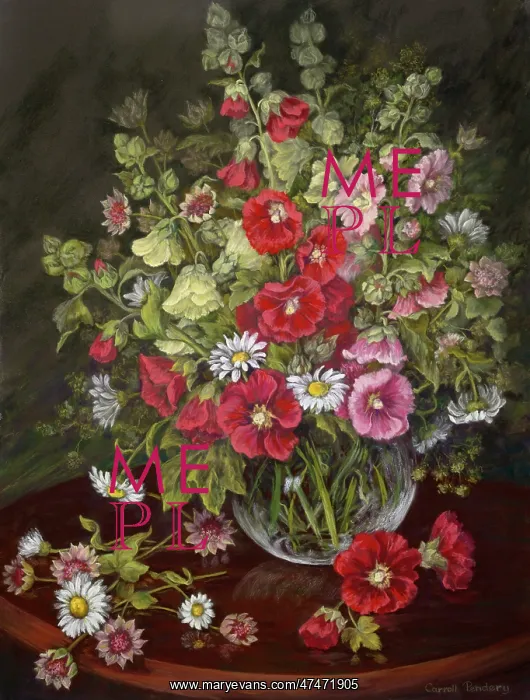 : Summer Flowers In A Vase : Summer Flowers In A Vase