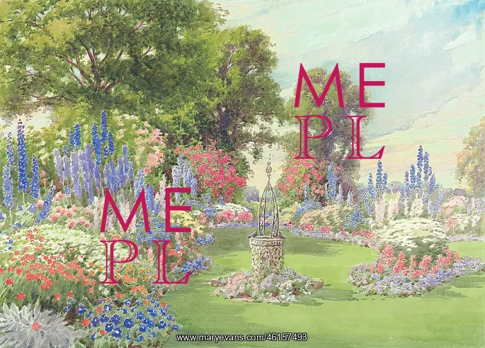 : Summer garden painting