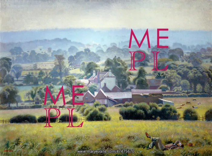 : Summer Haze ' with man lying on grass : Summer Haze ' with man lying on grass
