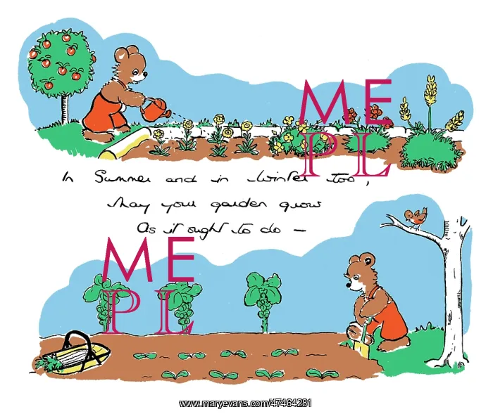 : In Summer and in Winter too -- bears gardening : In Summer and in Winter too -- bears gardening