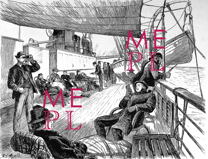 : A Summer's Day on a Trans-Atlantic Liner 1884 : A Summer's Day on a Trans-Atlantic Liner 1884
