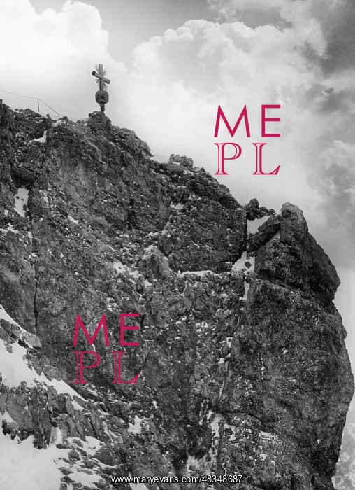 : Summit cross on the Zugspitze, 1935 : Summit cross on the Zugspitze, 1935
