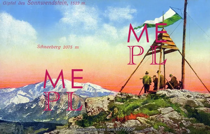 : The Summit of Sonnwendstein, Austrian Alps : The Summit of Sonnwendstein, Austrian Alps