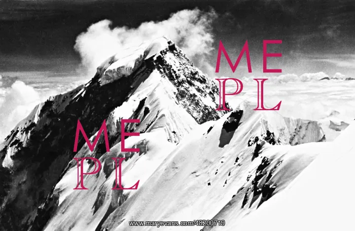 : The summit of Tent Peak in the Himalayas : The summit of Tent Peak in the Himalayas