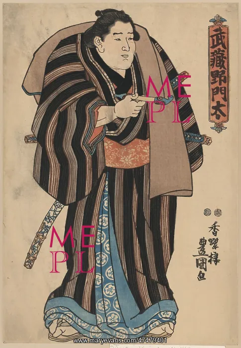 : The sumo wrestler Musashino Monta : The sumo wrestler Musashino Monta