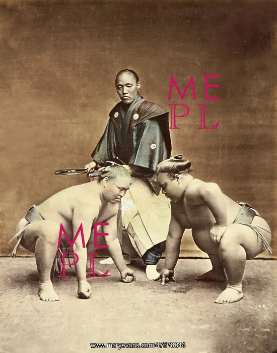 : Sumo Wrestlers, 1870s : Sumo Wrestlers, 1870s