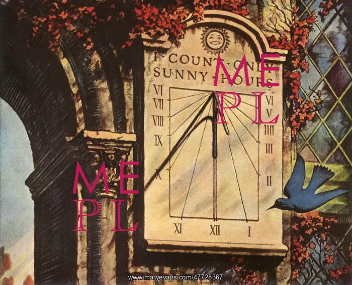: Sun Dial and Blue Bird : Sun Dial and Blue Bird