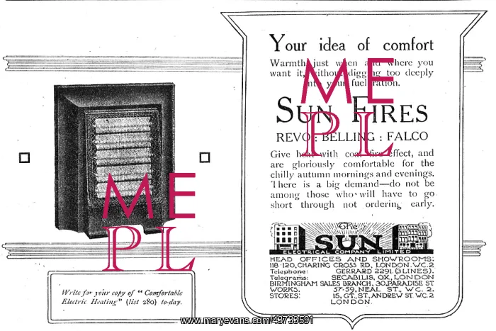 : The Sun Electrical Co - Domestic Heaters : The Sun Electrical Co - Domestic Heaters
