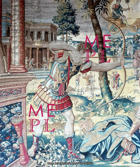 : Sun god Sol and archer, detail of Der Einfluss des Planeten : Sun god Sol and archer, detail of Der Einfluss des Planeten