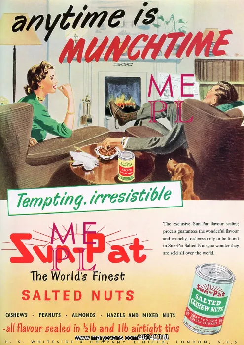 : Sun-Pat advertisement, 1953 : Sun-Pat advertisement, 1953