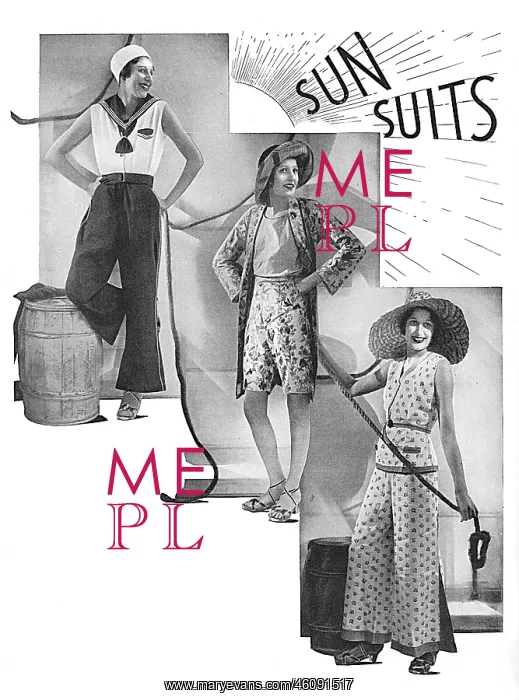 : Sun Suits 1931 : Sun Suits 1931