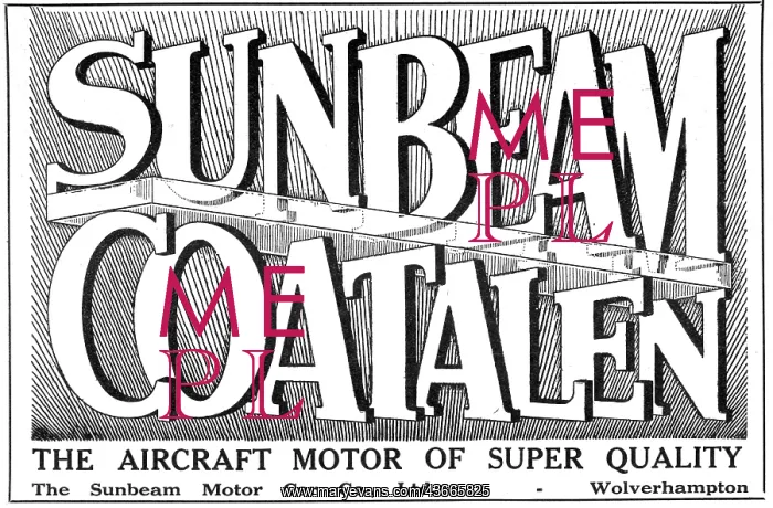  : Sunbeam-Coatalen Aero Engines 1917