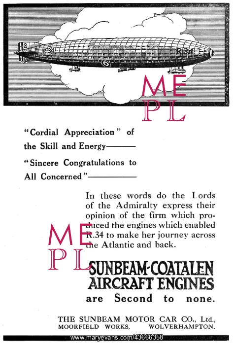 : Sunbeam-Coatalen Aircraft Engines : Sunbeam-Coatalen Aircraft Engines