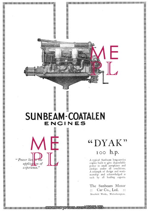 : Sunbeam-Coatalen Dyak : Sunbeam-Coatalen Dyak