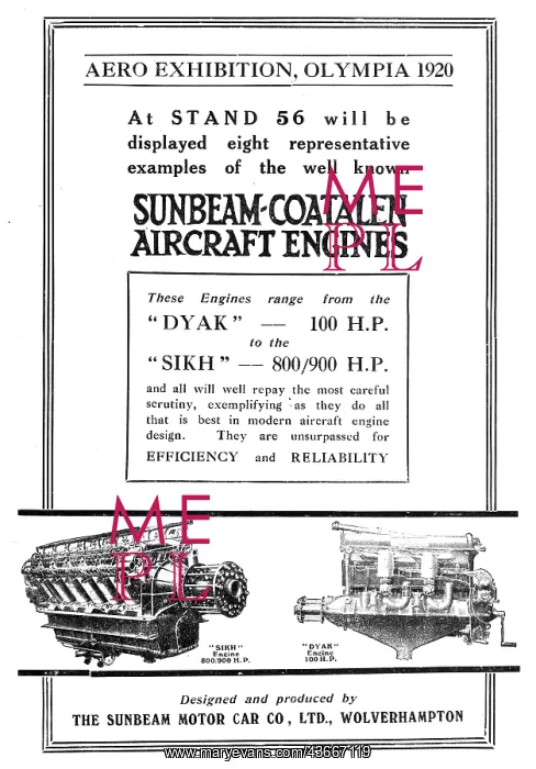 : Sunbeam-Coatalen Dyak - Sikh : Sunbeam-Coatalen Dyak - Sikh