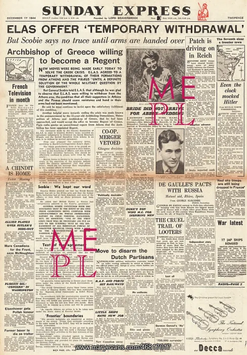 : Sunday Express front page unrest in Greece : Sunday Express front page unrest in Greece