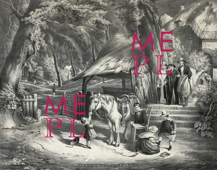 : Sunday morning: in the olden time : Sunday morning: in the olden time