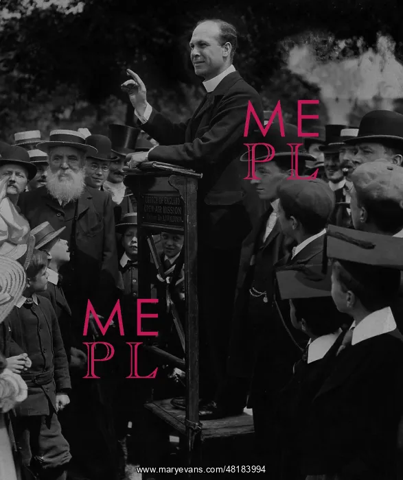 : Sunday sermon in the Hyde Park, 1929 : Sunday sermon in the Hyde Park, 1929