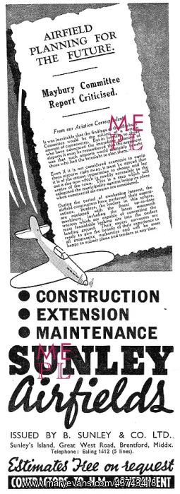 : Sunley Airfields Construction & Maintenance - Maybury Report : Sunley Airfields Construction & Maintenance - Maybury Report