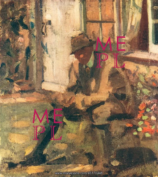 : Sunlight. A portrait oil painting of a gentleman sat in the front garden : Sunlight. A portrait oil painting of a gentleman sat in the front garden