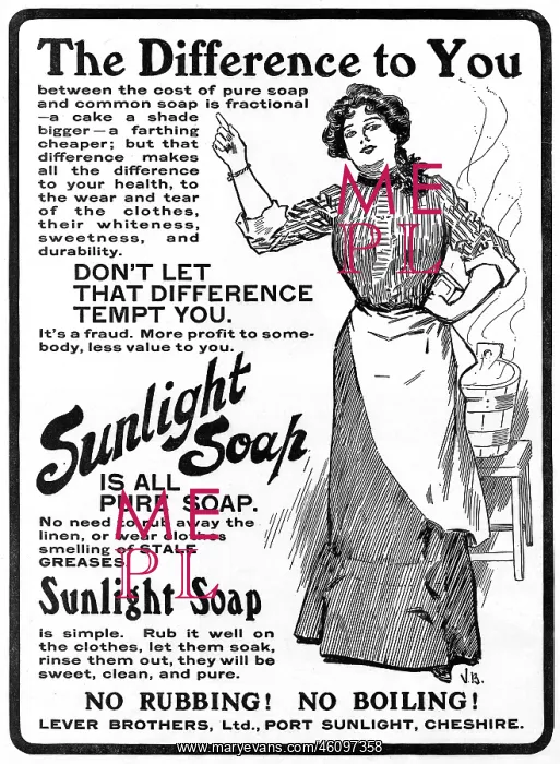 : Sunlight Soap advertisement : Sunlight Soap advertisement