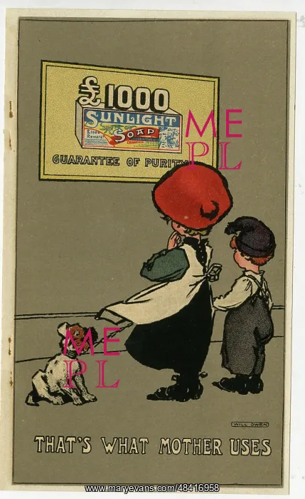 : Sunlight Soap advertising insert : Sunlight Soap advertising insert