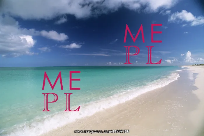  : Sunny Day on a Caribbean Deserted Beach