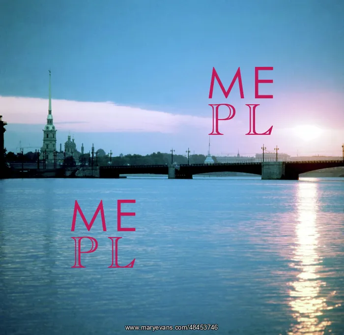  : Sunrise over Neva River in Leningrad, 1981
